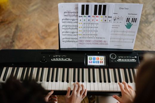 Piano students